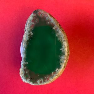 Agate stone phone stand handmade